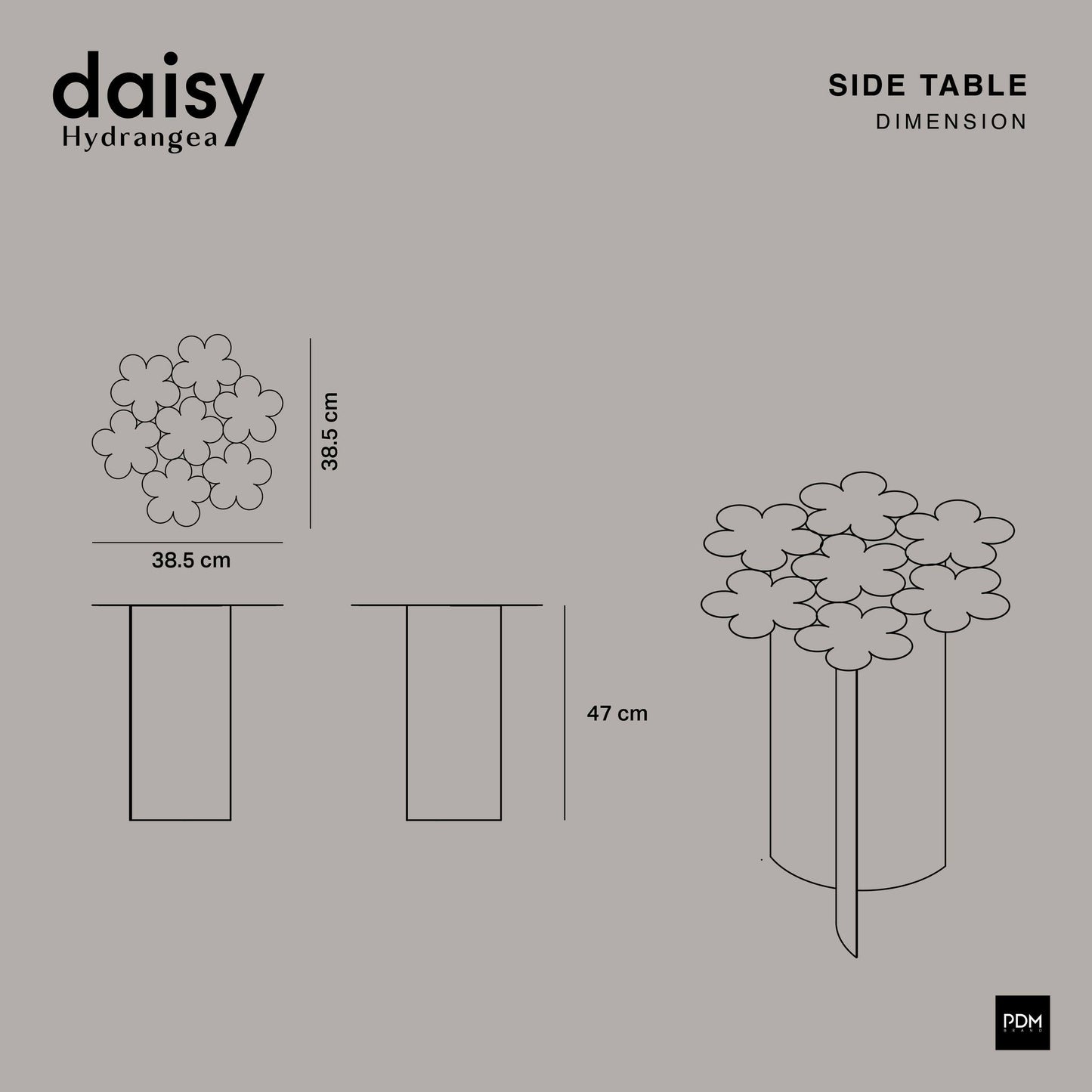 Daisy Field - Side Table
