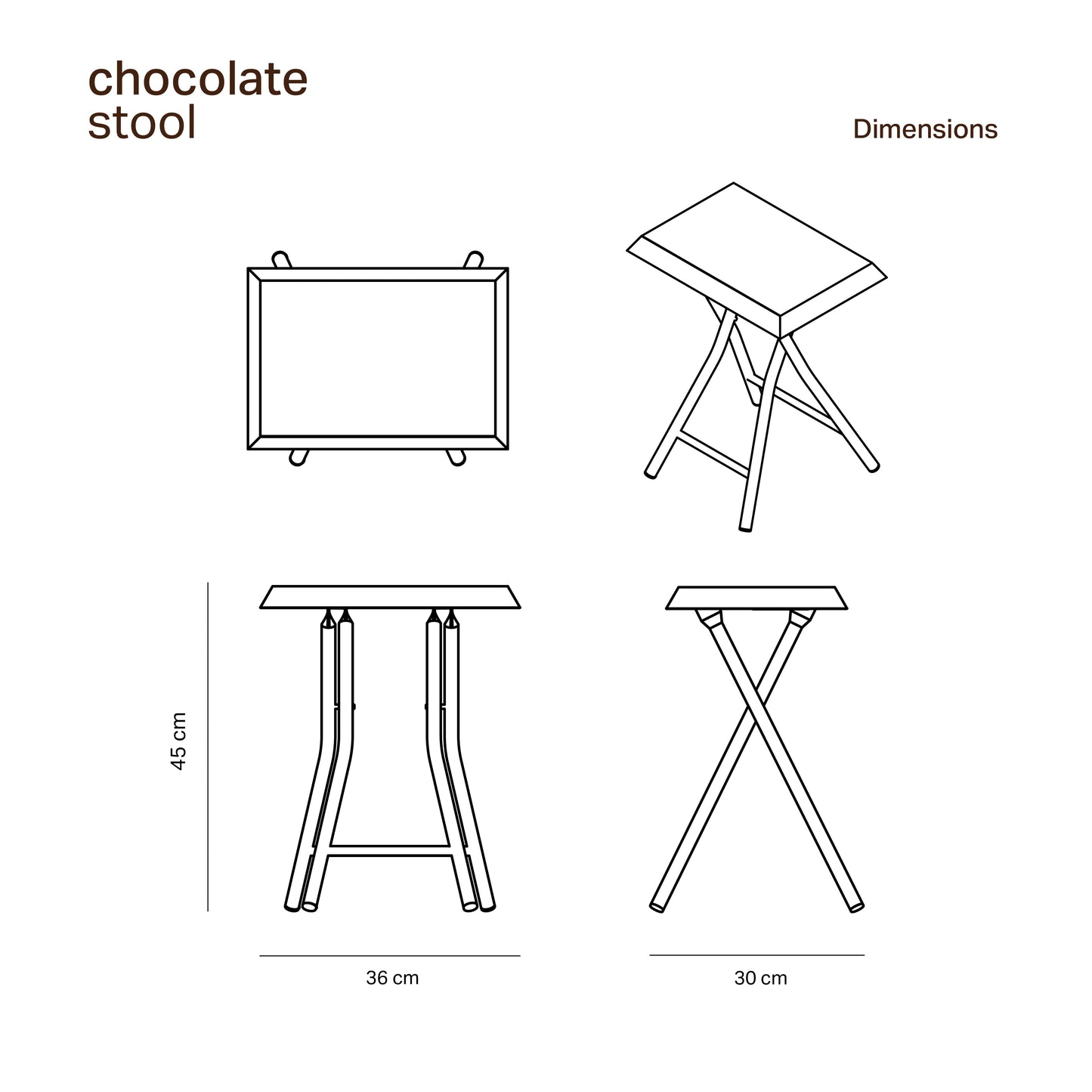 Chocolate Stool (Pre-order)