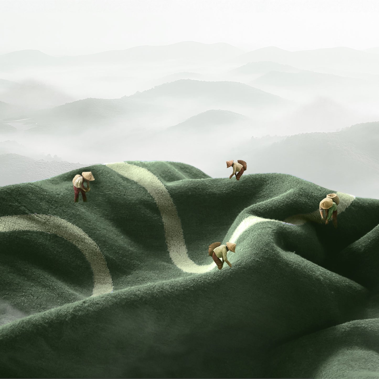 Towel Design Matter - Flume (Matcha)