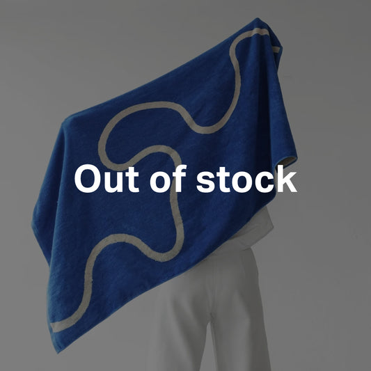 Towel Design Matter - Flume (Champagne x Cerulean Blue)