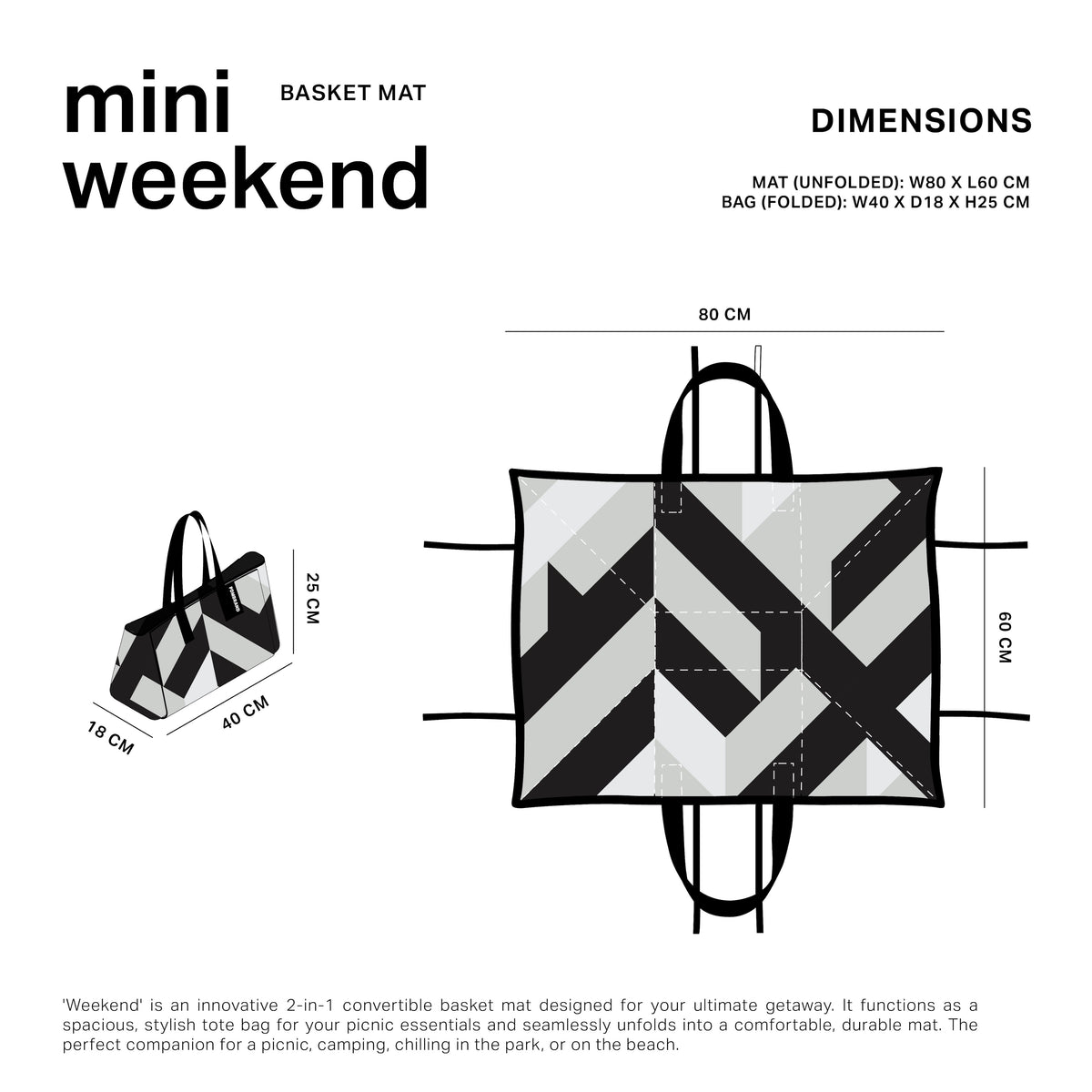 Weekend Basket Mat - Mini