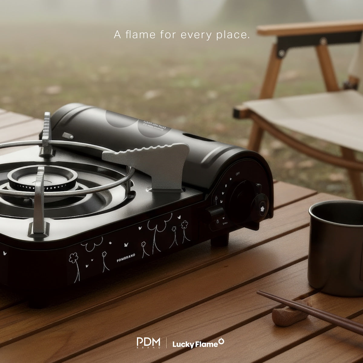 🔥 Dok Mai Fire – PDM x Lucky Flame (Portable Gas Cooker)