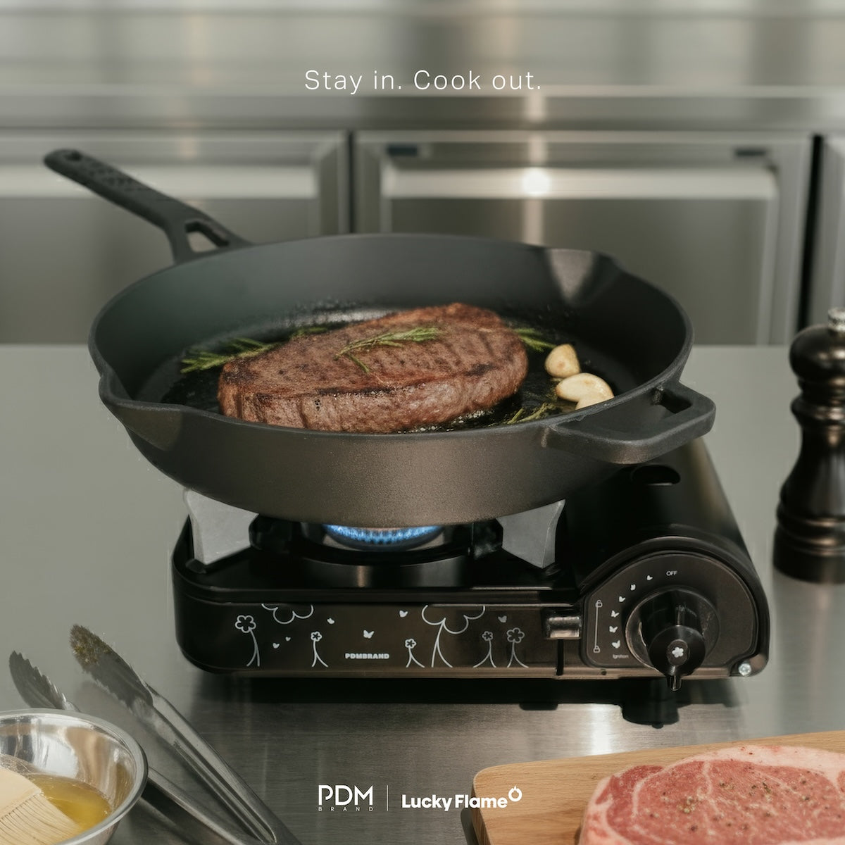 🔥 Dok Mai Fire – PDM x Lucky Flame (Portable Gas Cooker)