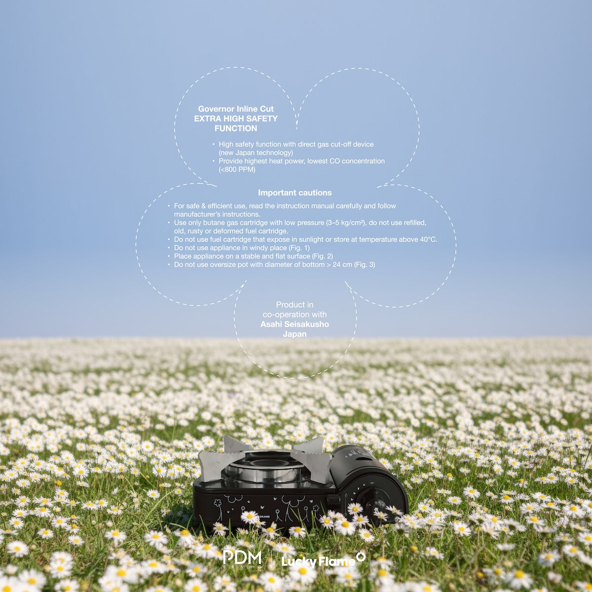 🔥 Dok Mai Fire – PDM x Lucky Flame (Portable Gas Cooker)