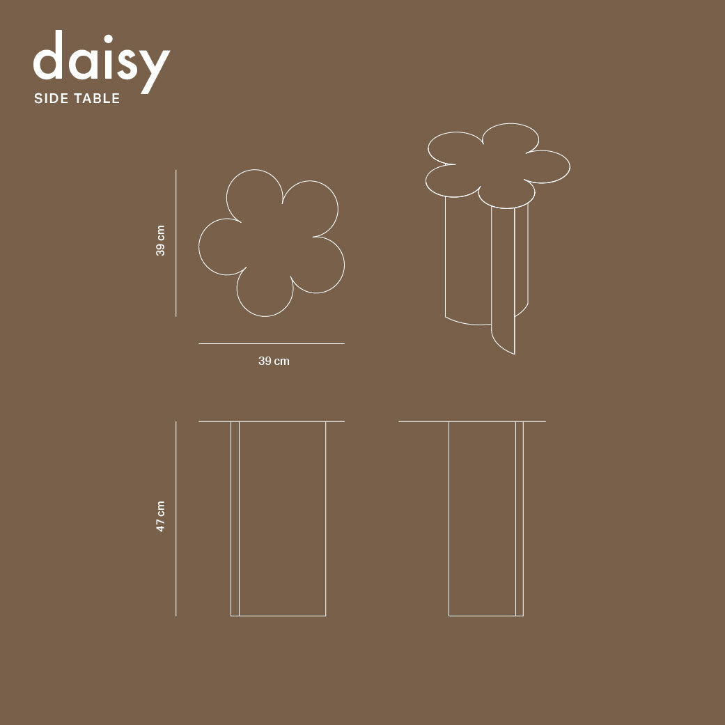 Daisy Side Table - Copper