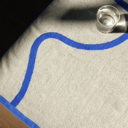 Towel Design Matter - Flume (Champagne x Cerulean Blue)