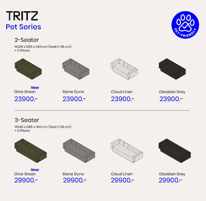 TRITZ - Pet Friendly Series (Pre order)